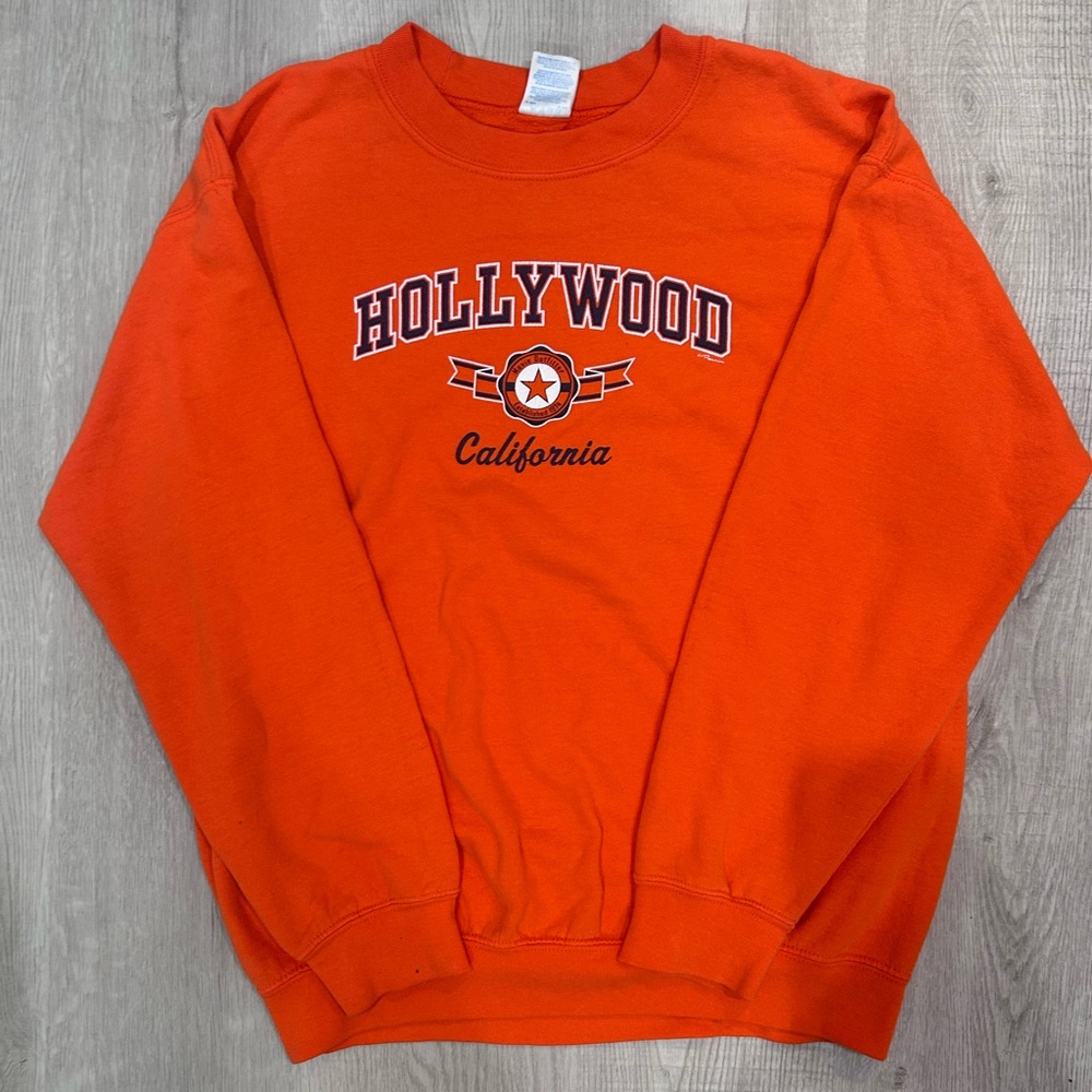 Orange vintage crewneck sweater